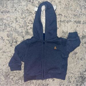 Baby Gap 6-12M Navy Zip-Up Hoodie GUC